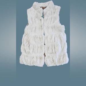 *Donna Slayer's Fabulous Furs Mink Faux Fur Couture Hook Vest